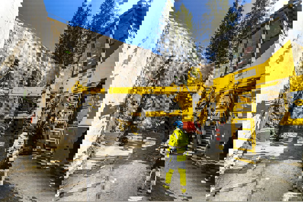 Oppstart av tunnelboring Østensjøbanen. Foto: Sporveien/Stian Olsson