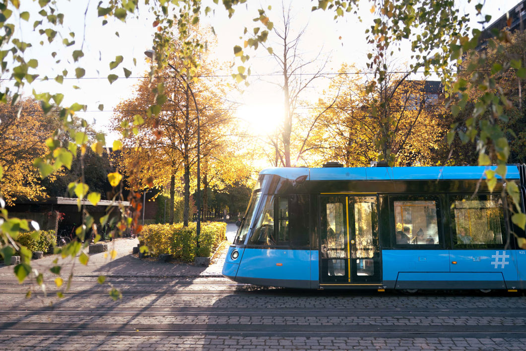 Den nye Oslo-trikken. Foto: Sporveien
