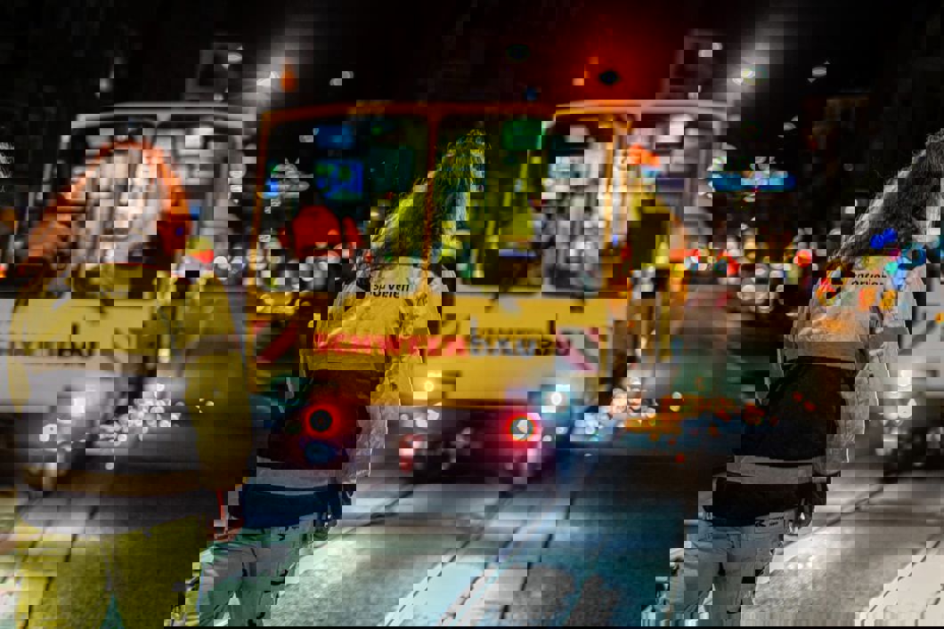 Skinnesliping i Kirkeveien på Majorstuen. Foto: Sporveien