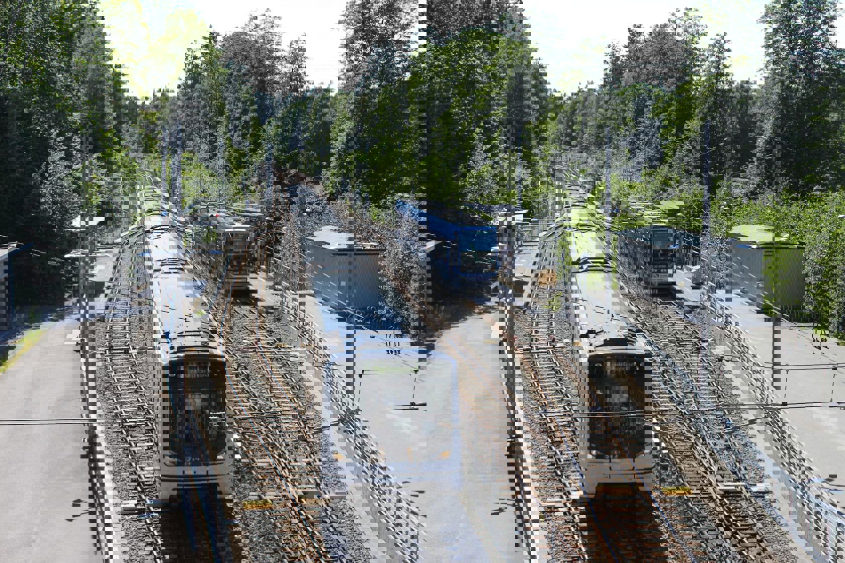 Illustrasjonsbilde: T-bane og trikk på Jar 