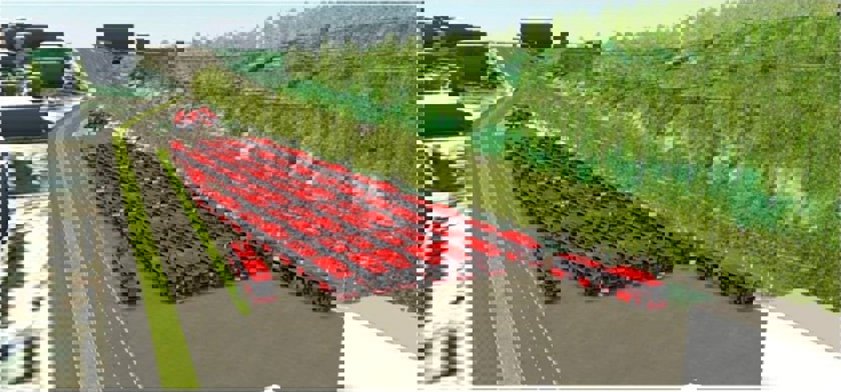 Illustrasjonsfoto av nye Alnabru bussanlegg. Foto: Sporveien.