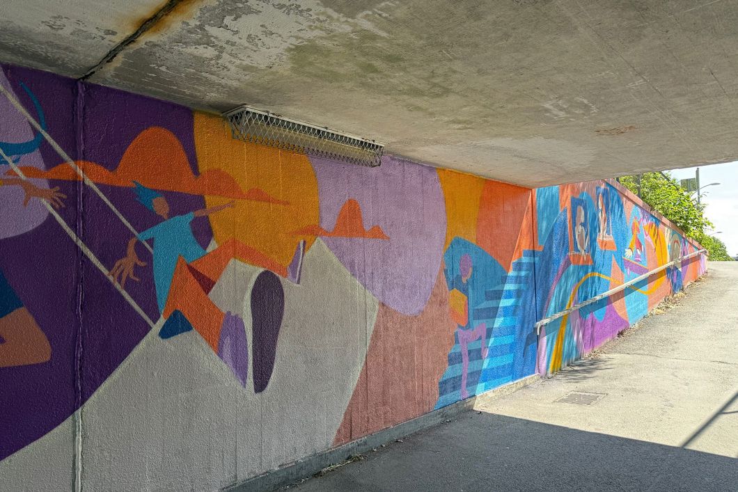 Undergangen ved Tåsen T-banestasjon får ny utsmykking i regi av Simon Alfredo