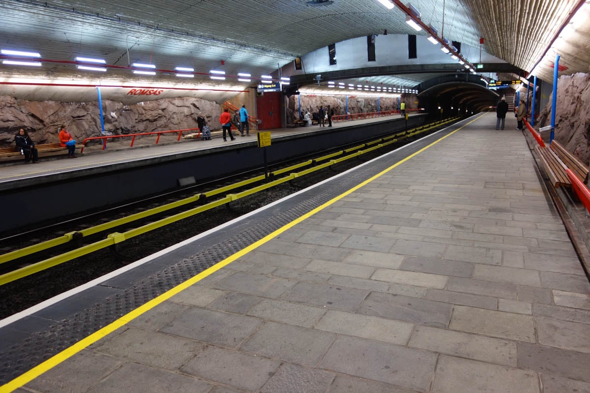 Dypt i fjellet under Romsås bydel ligger Romsås stasjon