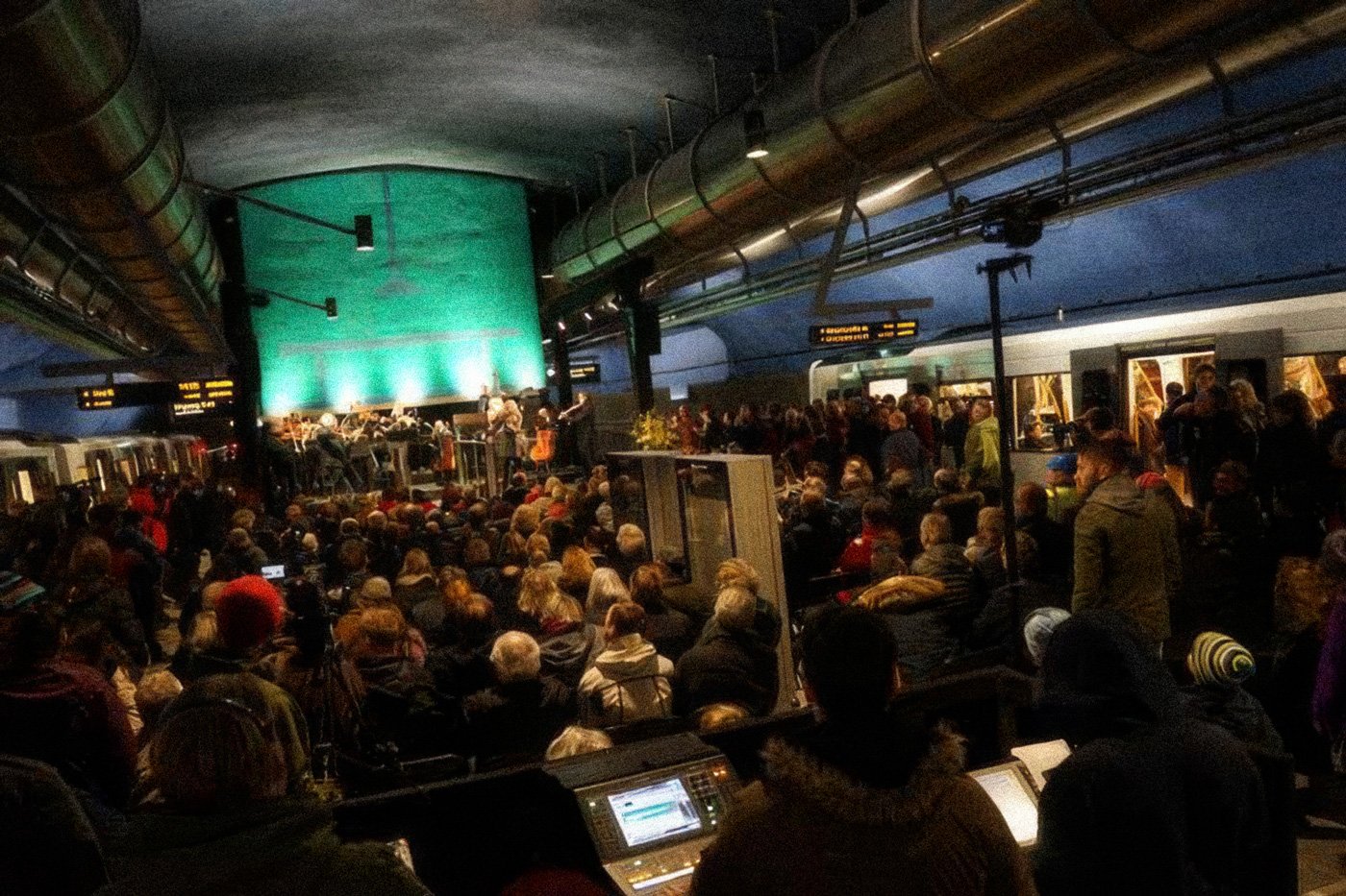 Åpning av Løren stasjon i 2016.