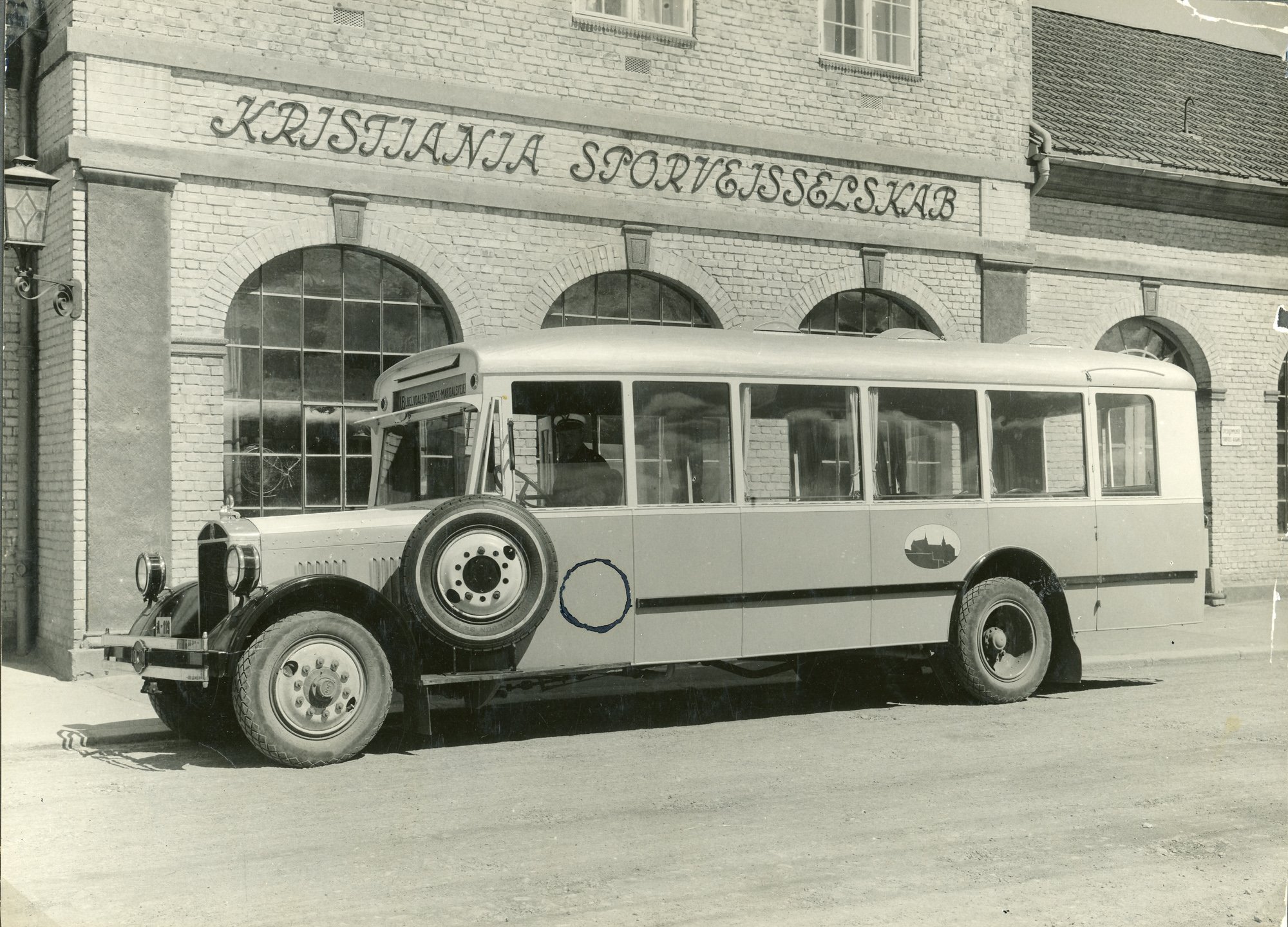 Snutebuss fra Oslo Sporveier fotografert ved Vålerenga vognhall.