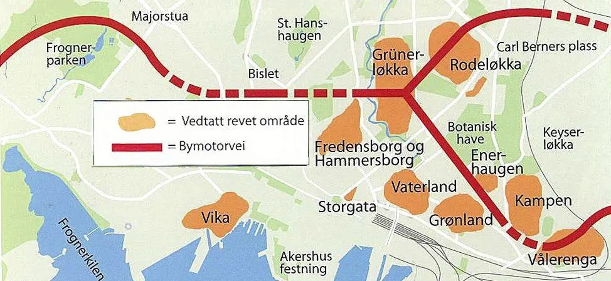 Slik så sekstitallets byplanleggere for seg Grünerløkka.  