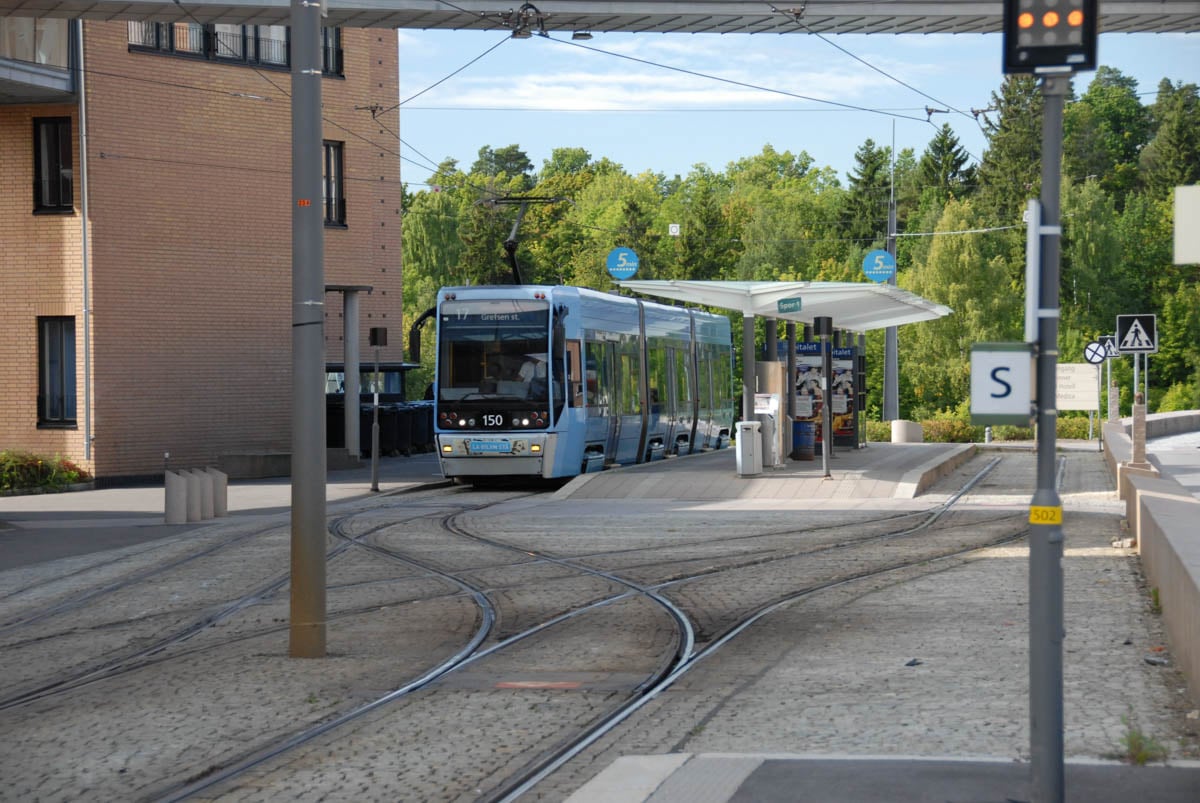 Åpning av trikken til Rikshospitalet.