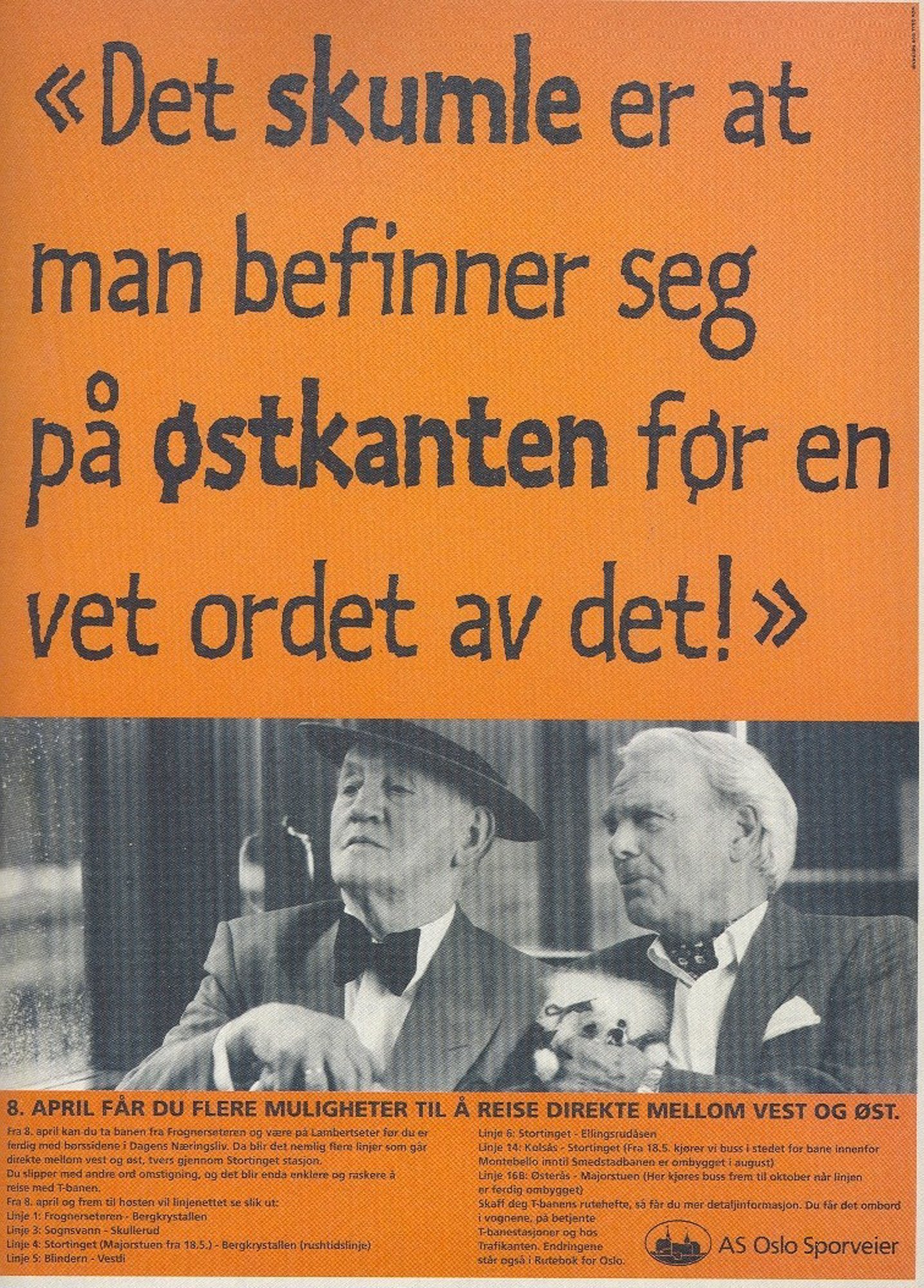 Kampanje fra sammenkoblingen av øst/vest med et godt glimt i øyet. 