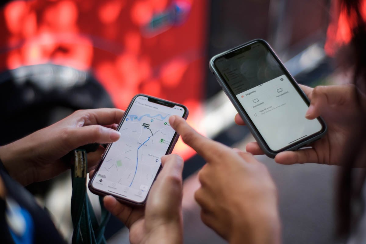 Ruterappen er blitt en suksess og er tatt i bruk av det store flertallet av de kollektivreisende.